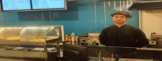 F&B counter at UK Cineplex, Secunderabad