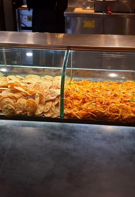 Snack display at a Café Magic counter